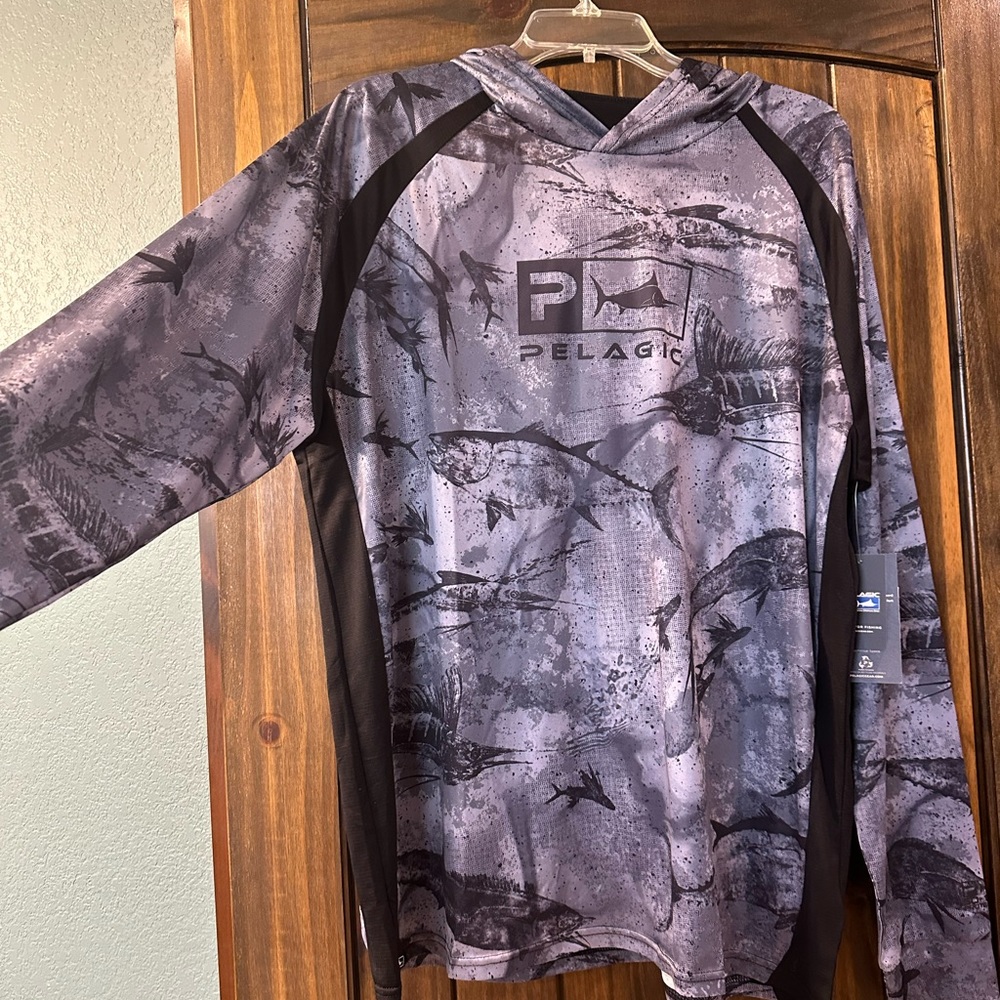 Men’s Pelagic Vaportek Hooded Longsleeve Shirt